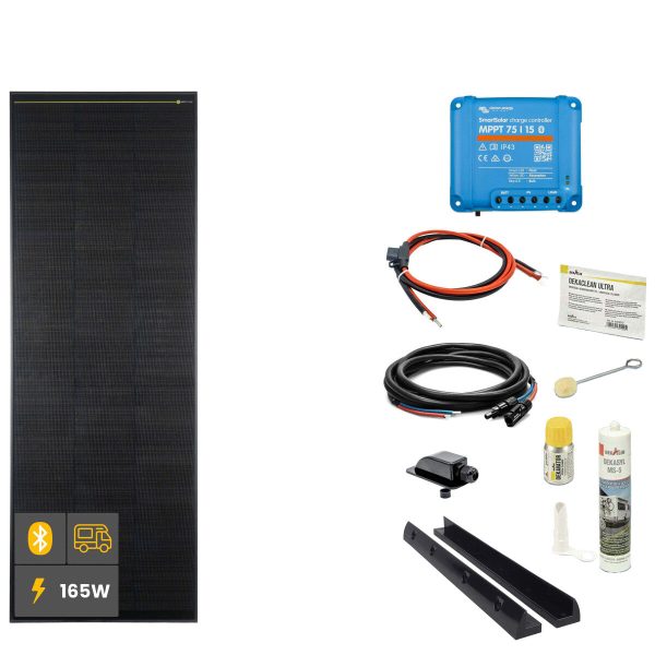 165 W SOLA Frame Black Wohnmobil Komplettset schwarz