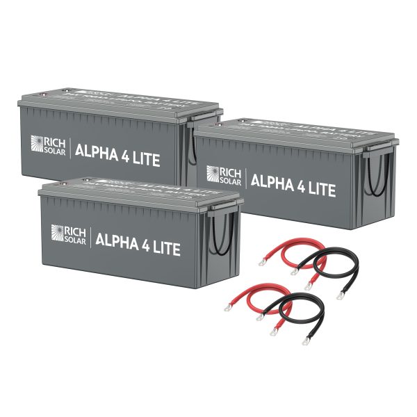 24V – 300AH – 7.6kWh Lithium Battery Bank