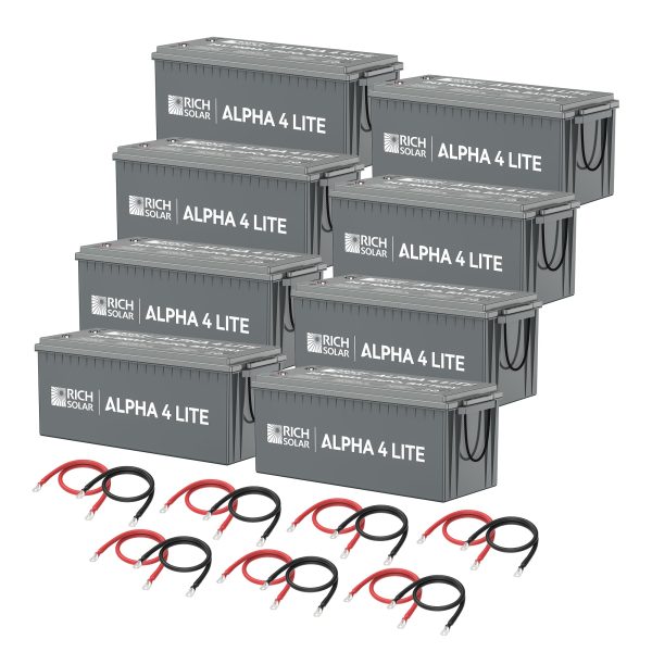 24V – 800AH – 20.4kWh Lithium Battery Bank
