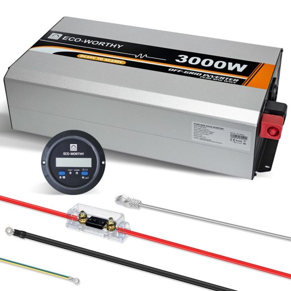 3000W Off Grid Pure Sine Wave Inverter 24V to 110V