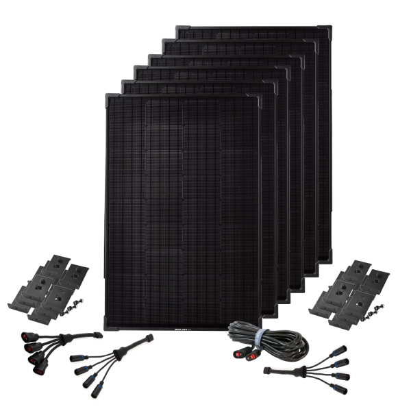 (6) Boulder 100 Solar Panel Mountable Bundle