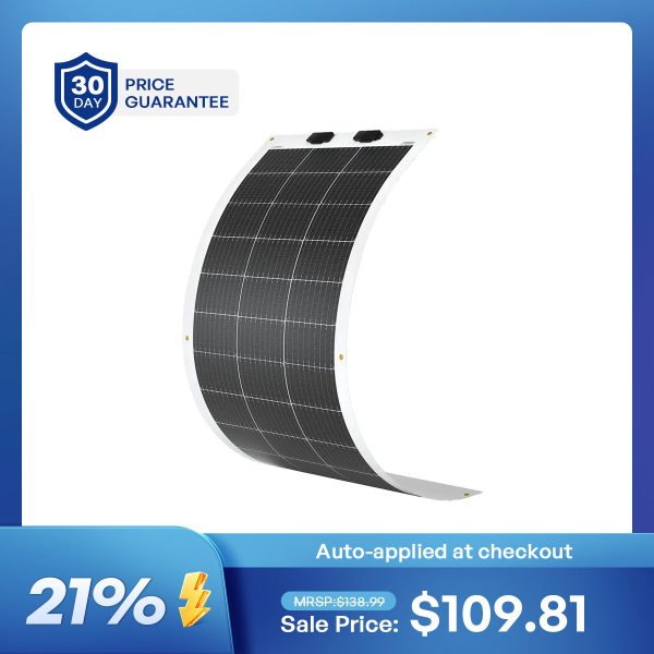 Renogy 100W 12V Flexible Solar Panel