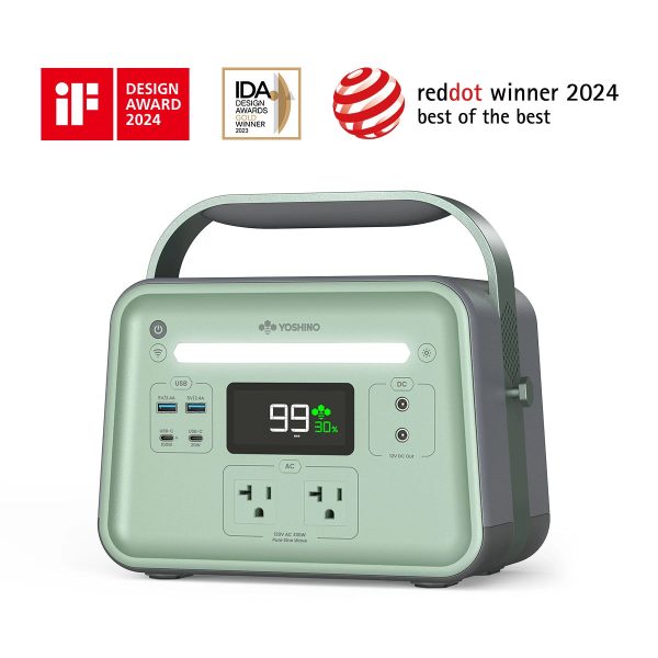 Yoshino B330 Solid-State Portable Power Station – 330W | 241Wh