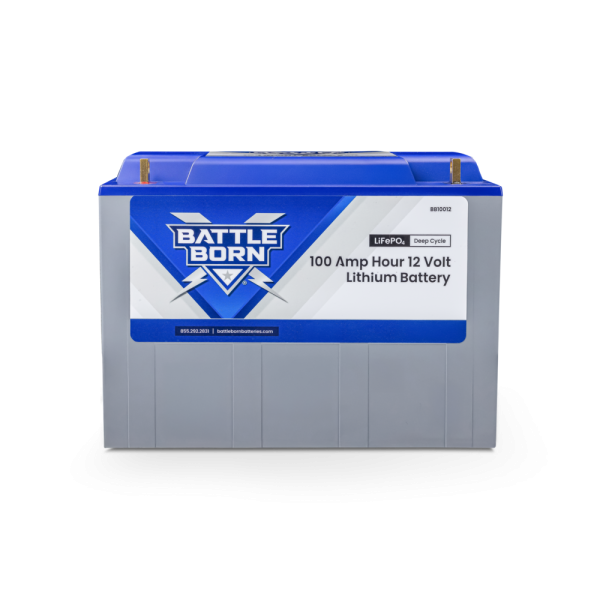 Battle Born 12V 100Ah LiFePO4 Deep Cycle Battery | 1280Wh | 10-Year Warranty | BB10012
