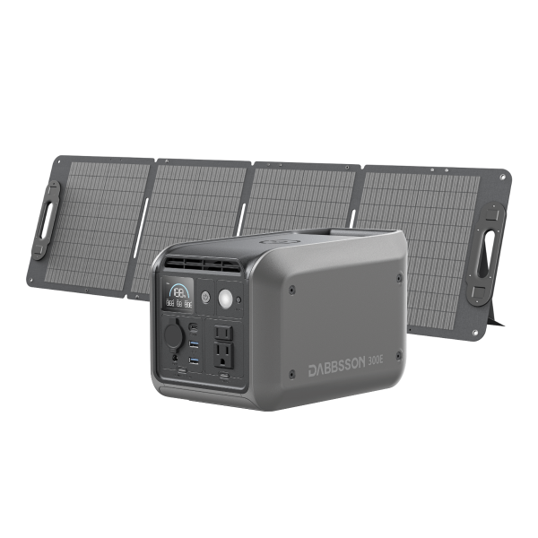 Dabbsson 300E Portable Solar Generator | 298Wh, 300W