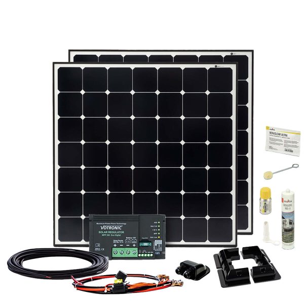 DAYLIGHT Sunpower 380Wp Wohnmobil Solaranlage DLS380 Votronic MPP 360 CI
