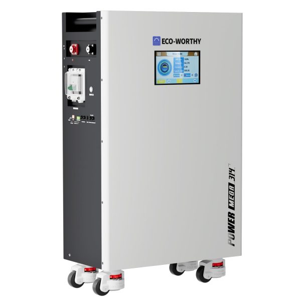 Eco-Worthy PowerMega 314 | 51.2V 314AH Lithium Battery 16kWh | Bluetooth & WiFi | Active Balance