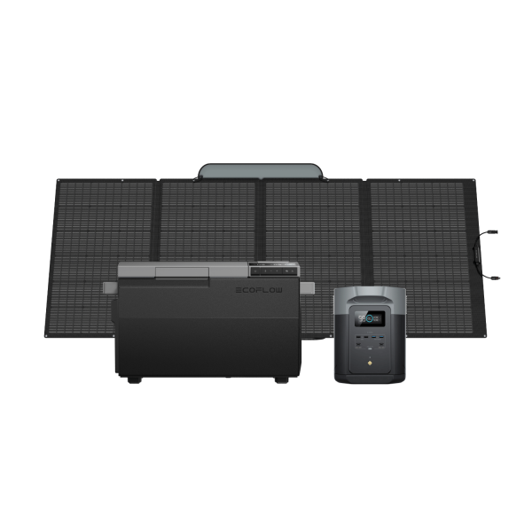 EcoFlow GLACIER + EcoFlow DELTA 2 Max + 400W Portable Solar Panel