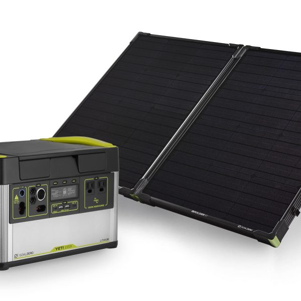 Yeti 1000X + Boulder 100 BC Solar Generator