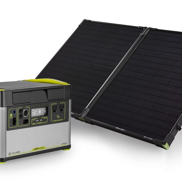 Yeti 1500X + Boulder 100 BC Solar Generator
