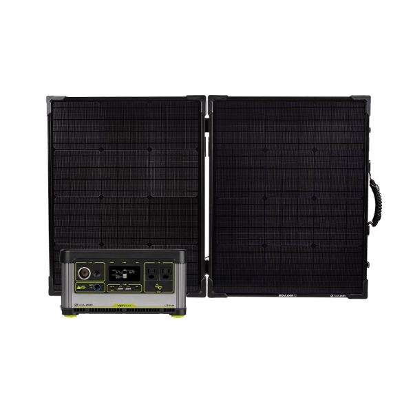 Yeti 500X + Boulder 100 BC Solar Generator