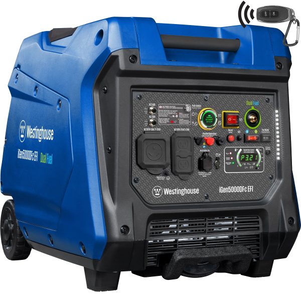 iGen5000DFc EFI Inverter Generator – Dual Fuel with CO Sensor