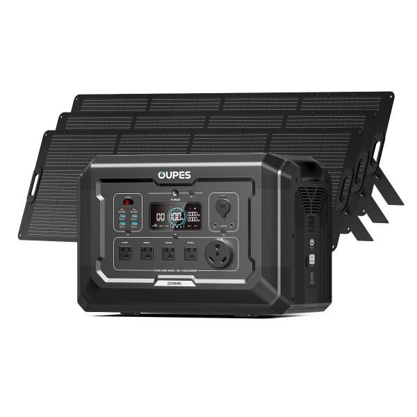 Mega 2 + 3*240W Solar Panel | Solar Generator Kit