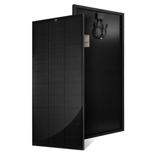 MEGA 200 ONYX | 200 Watt Solar Panel | Premier 12V Off-Grid Solar Panel for RVs Cabins, Boats | 25-Year Output Warranty