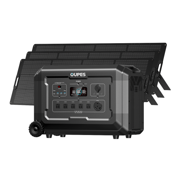 Mega 5 + 3*240W Solar Panel | Solar Generator Kit