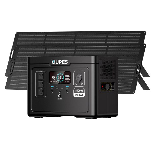 OUPES Exodus 1500 + 2*240W Solar Panel | Solar Generator Kits
