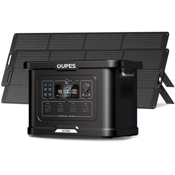 OUPES Exodus 2400 + 2*240W Solar Panel | Solar Generator Kits