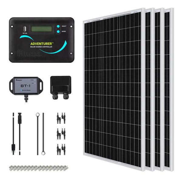 400W 12V Starter Solar Panel Kit