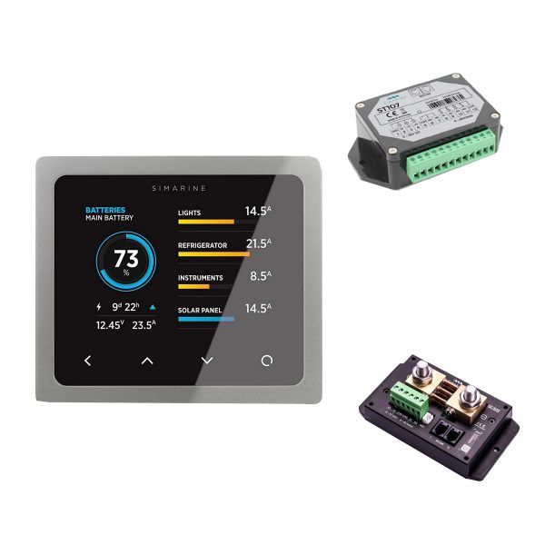 Simarine PICO Standard Set Rev23 – Silber ohne Einbaurahmen