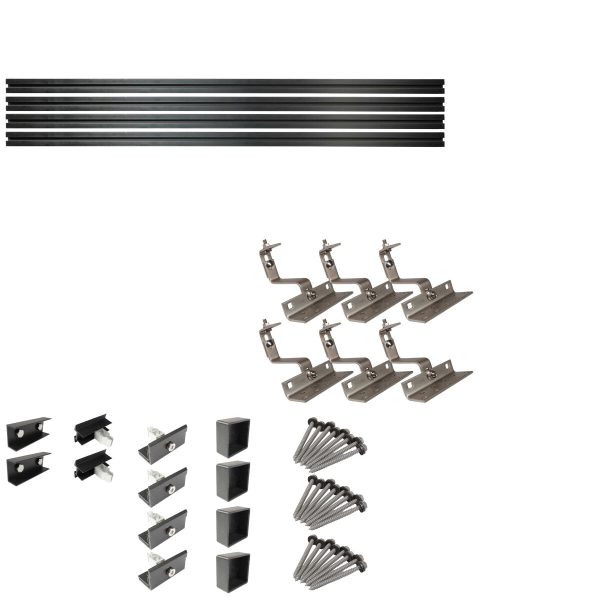 WATTSTUNDE® Hausdachhalterung Set für 2 Module