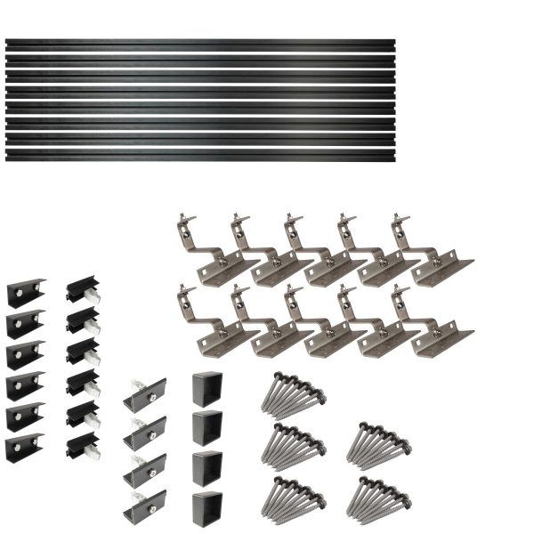 WATTSTUNDE® Hausdachhalterung Set für 4 Module