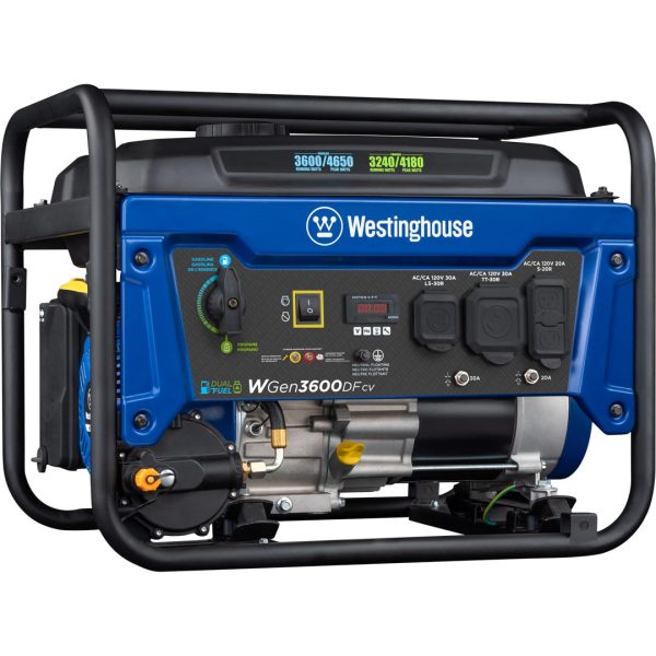 WGen3600DFcv – Dual Fuel with CO Sensor