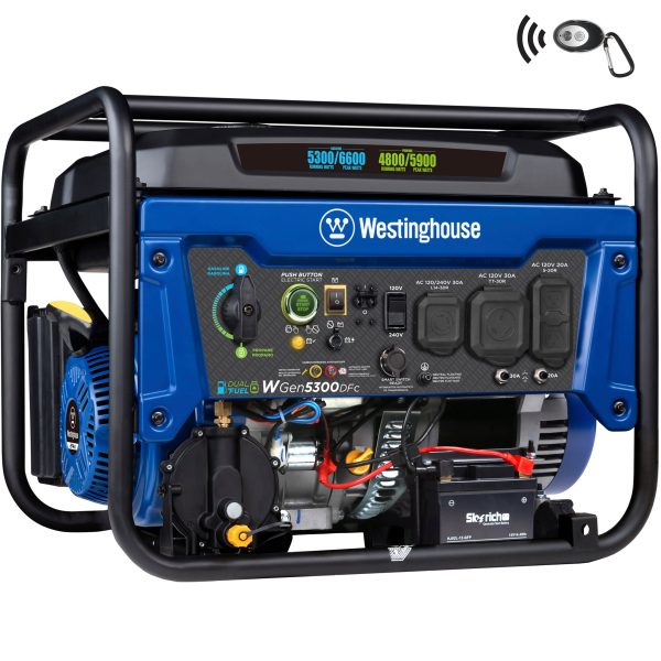 WGen5300DFc – Dual Fuel with CO Sensor