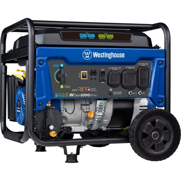 WGen5300DFcv – Dual Fuel with CO Sensor