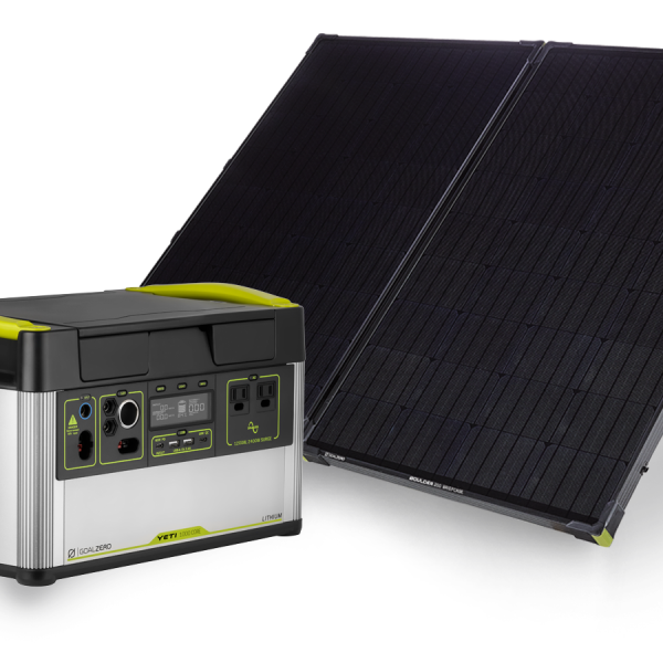 Yeti 1000 Core + Boulder 200 BC Solar Generator