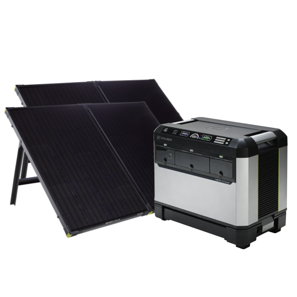 Yeti PRO 4000 + (2) Boulder 200 BC Solar Generator